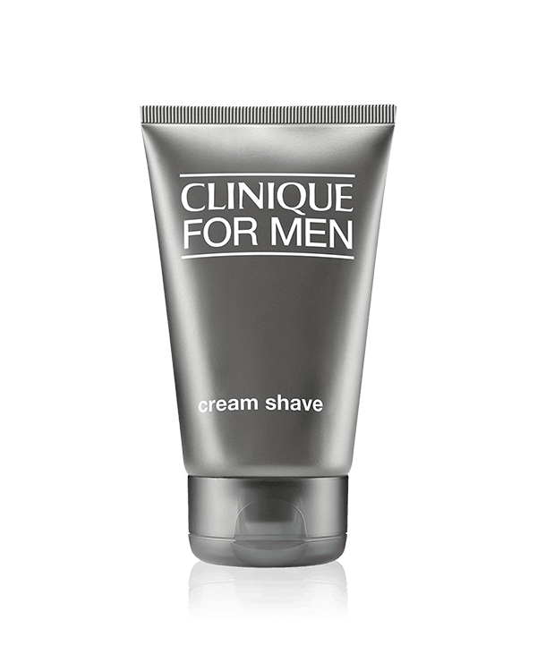 Clinique For Men™ Crema de Afeitar, Para un afeitado apurado. Permite a la cuchilla deslizarse, no arrastrar, a lo largo de la piel.