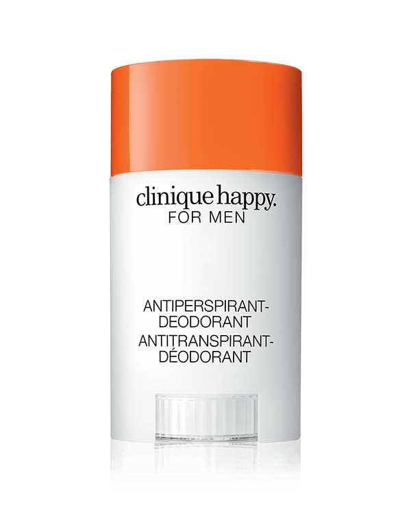 Clinique Happy™ for Men Desodorante Antitranspirante en Barra, Elevada protección contra el sudor y el olor. Con un toque de fragancia.