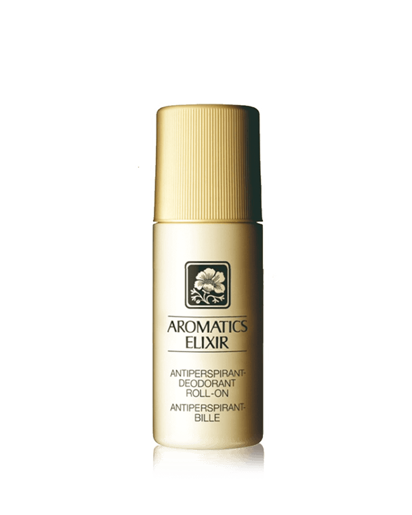 Aromatics Elixir™ Desodorante Antitranspirante en Roll-On, La eficacia de un desodorante de Clinique, con la deliciosa fragancia de Aromatics Elixir, en formato roll-on.