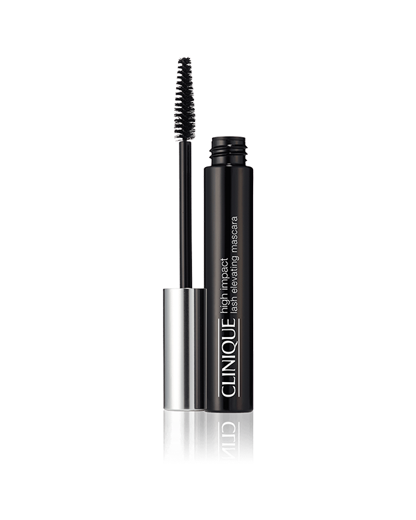 High Impact Lash Elevating Máscara de Pestañas que Eleva y da Volumen, Máscara de pestañas ligera, tipo mousse, que eleva, riza y da forma a las pestañas.