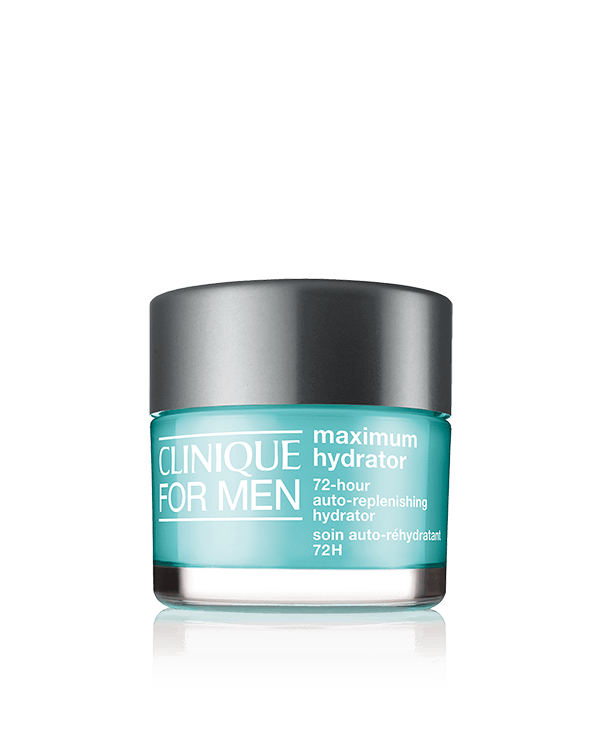 Clinique For Men™ Maximum Hydrator 72-Hour Auto-Replenishing Hydrator, Gel-crema adictivamente refrescante que proporciona un choque de hidratación al instante.