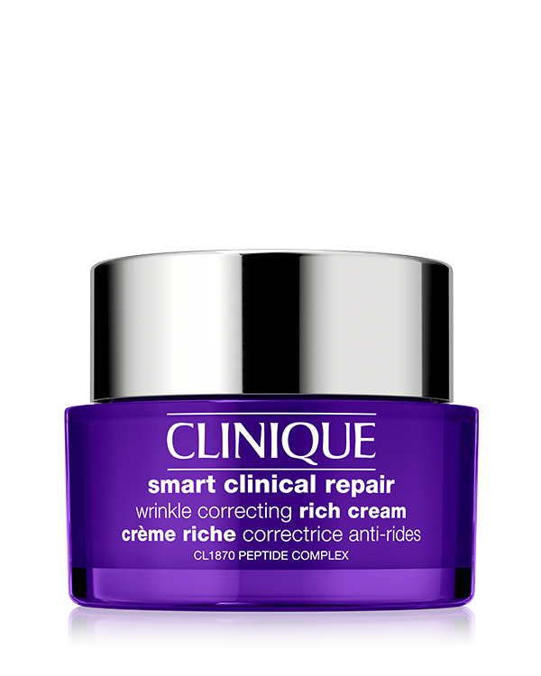 NUEVA Clinique Smart Clinical Repair™ Hidratante Reparadora Antiarrugas, Hidrante nutritiva antiarrugas que ayuda a fortalecer y alisar para una piel visiblemente rejuvenecida.