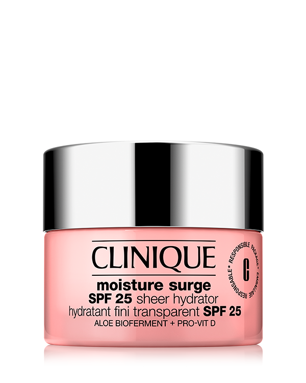 Moisture Surge™ SPF 25 Hidratante Ligera, Crema en textura nube con SPF, hidrata y protege de los rayos del sol.