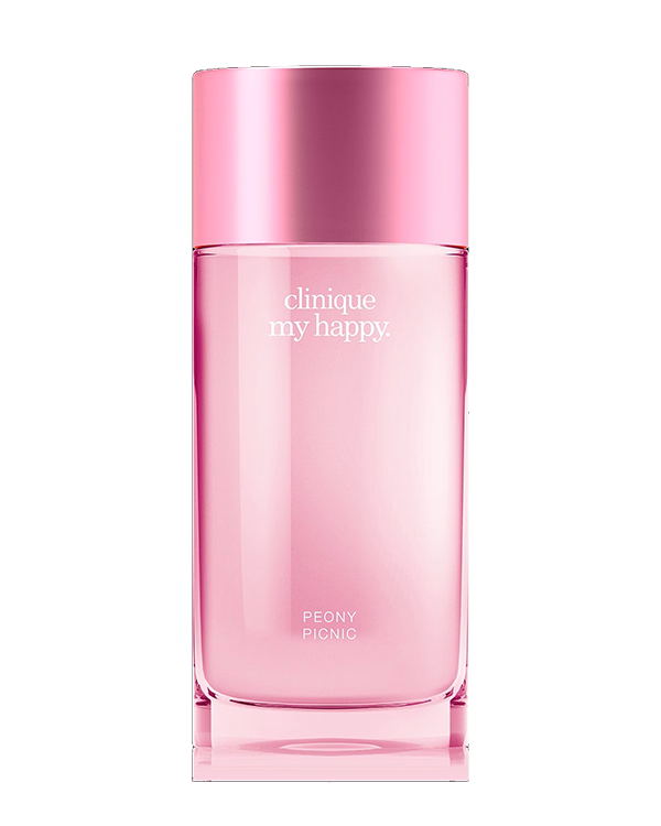 Clinique My Happy™ Peony Picnic, Una fragancia floral afrutada para llevar sola o combinar.