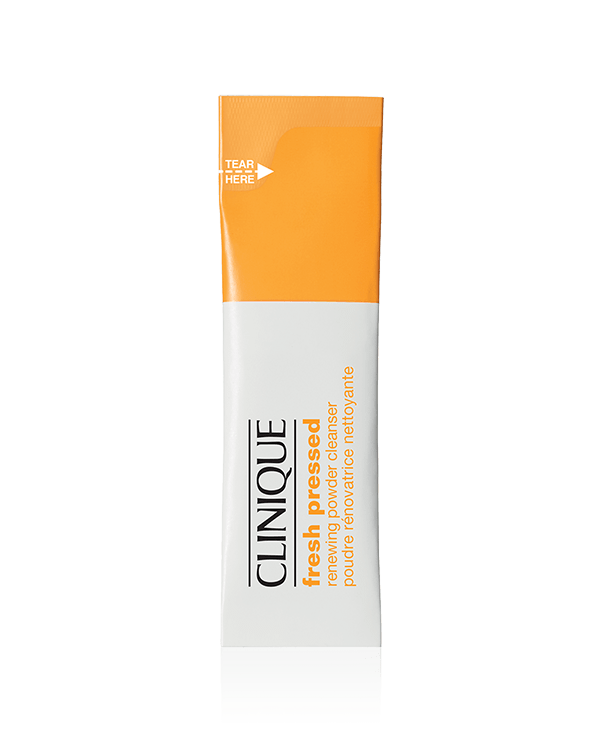 Clinique Fresh Pressed™ Limpiador facial en polvo con Vitamina C, Limpiador en polvo con pura Vitamina C que se activa con agua para una piel más pura, luminosa y con una textura más uniforme.